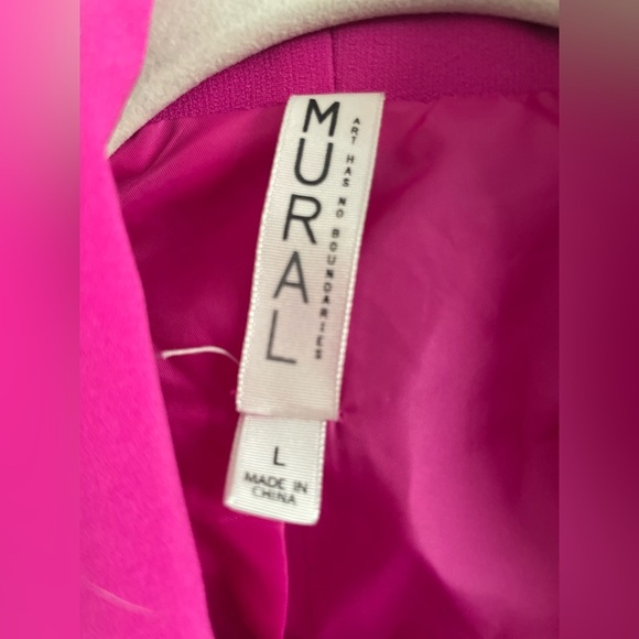 Mural metallic boyfriend-style blazer - Picture 3 of 5